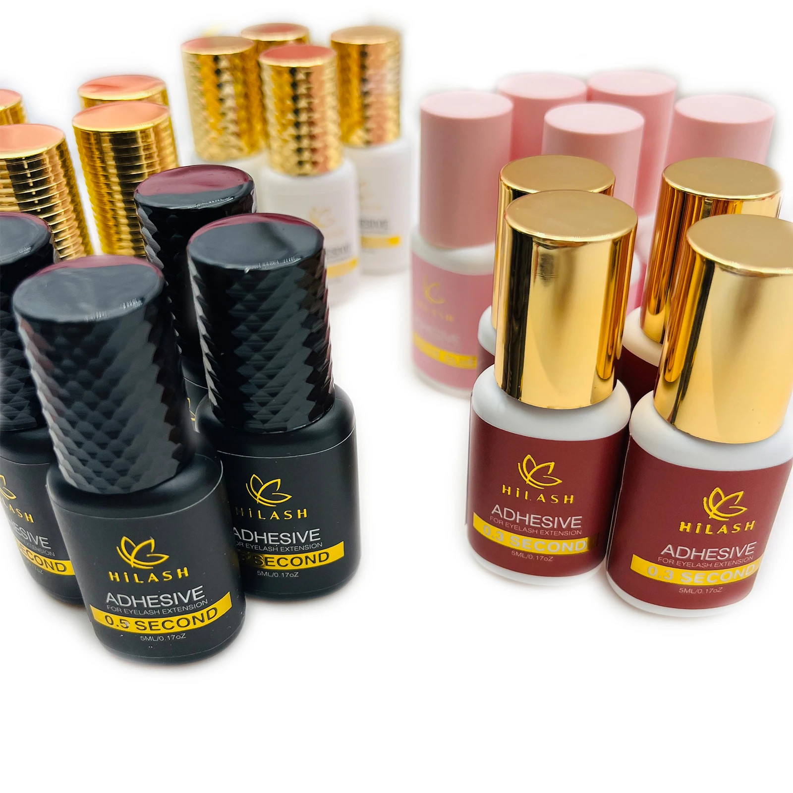 Korean Glue Private Label Storage 60 Days Adhesive Eyelash Extension Glue Hypoallergenic Eyelash Glue