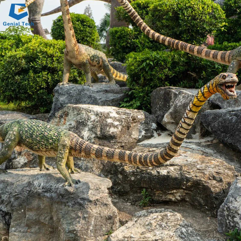 FD-03 High Quality Fiberglass  Dinosaur Statues Life Size Plesiosaurus