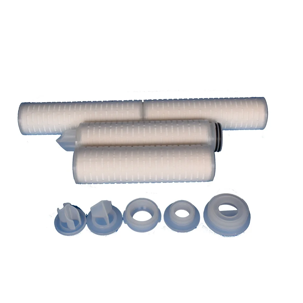 Water Treatment Machinery 1 Micron Pp Pleated Membrane Filter Element For Liquid Filter