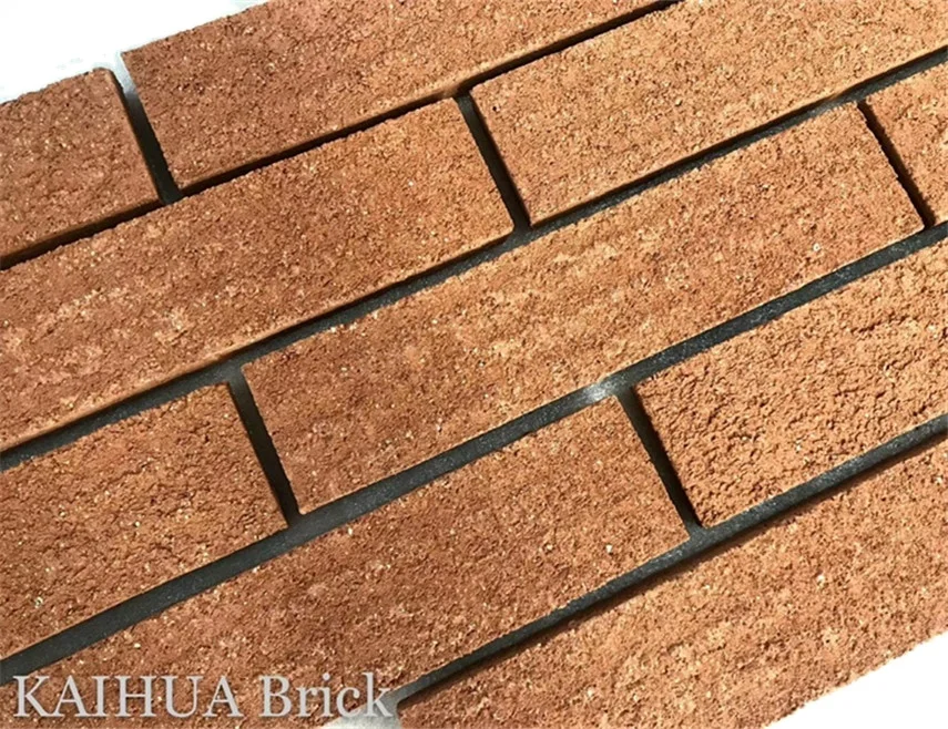 Factory directly sale red thin veneer brick for wall decoration wall cladding