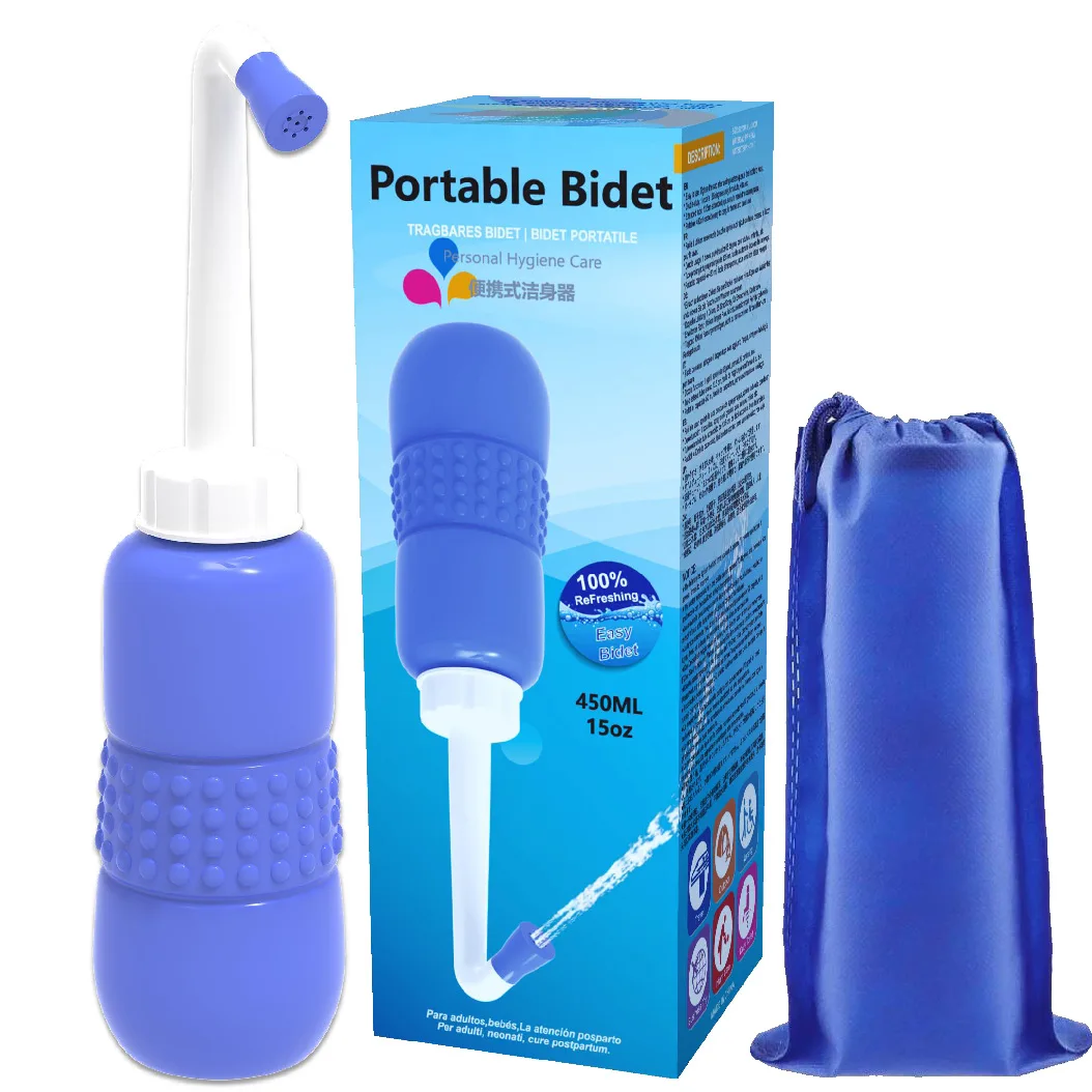 Портативное биде, биде для путешествий, бутылочка с перевернутой ручкой для послеродового периода, средство для ухода за ребенком