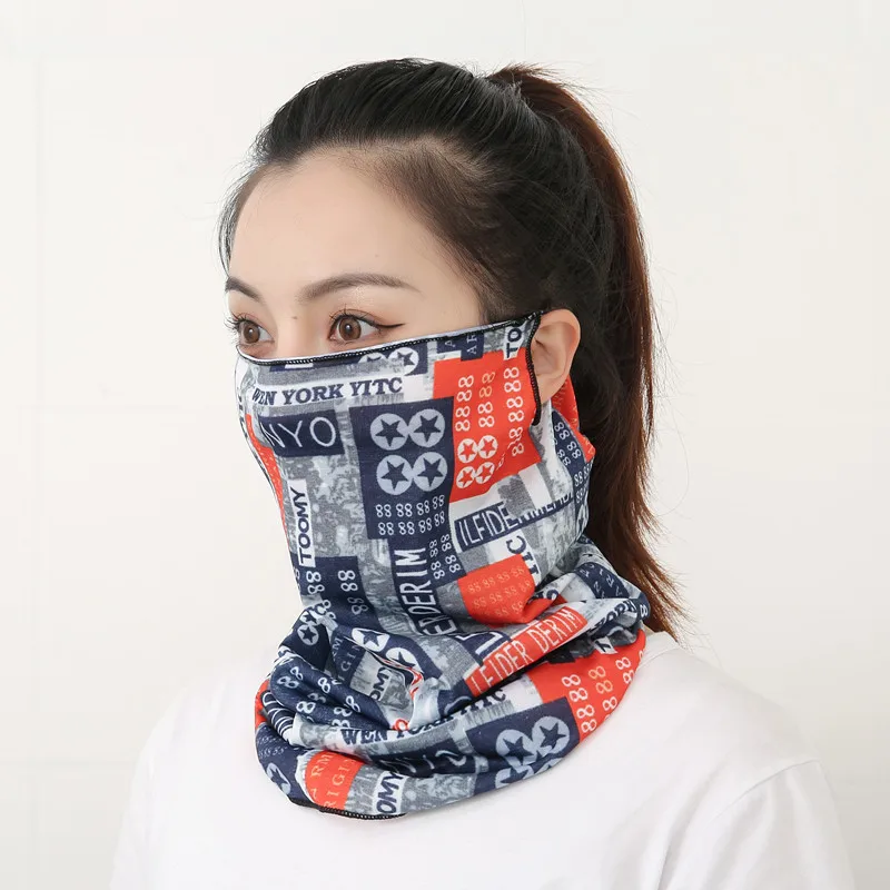Multifunctional Headwear Washable Seamless Digital Printing Men Women hanging ear Turban Bandana Buffs Neck Scarf