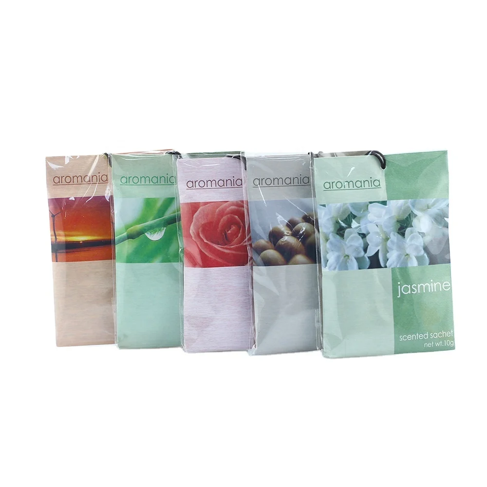 Hanging Air Freshener Wholesale Natural Fresh Eco-friendly Fragrance 10G bag Scented Sachet for Wardrobe Clothes Custom