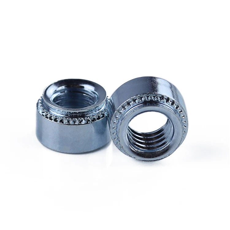 Стандартные крепежные синие оцинкованные круглые заклепочные гайки из углеродистой стали SM2M2.5M3M4M5M6M8M10