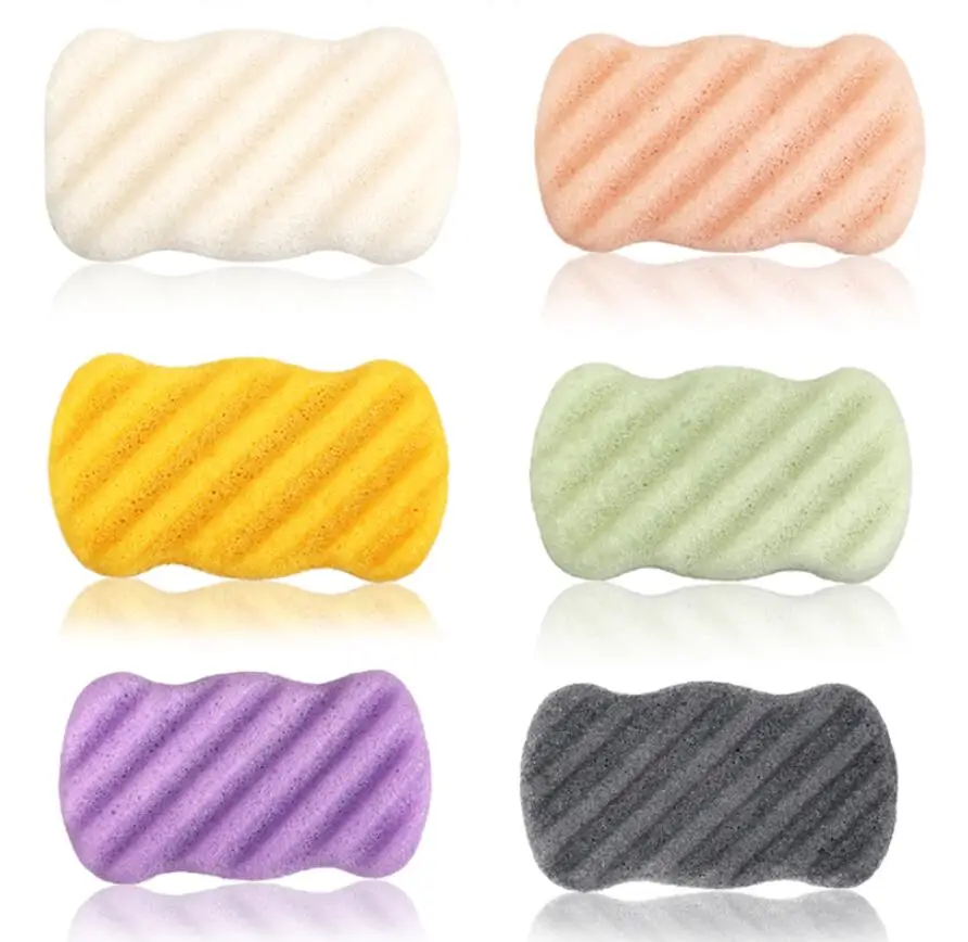 wholesale private label baby  organic facial konjac sponge cleaning sponge
