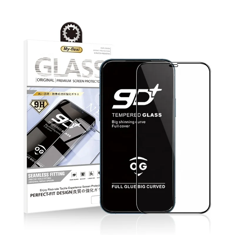  Мобильное закаленное стекло для защиты экрана Iphone 13 12 Pro Max 8 Plus My-flexi Factory 9H 9D 0 33
