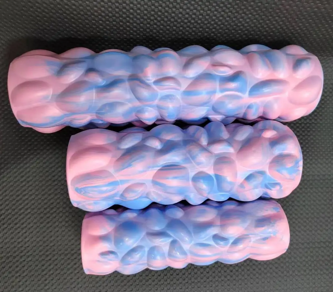 Factory wholesale high-quality peanut ball EVA massage ball yoga fitness foam shaft set