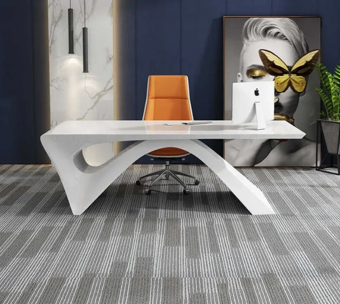 Factory Price Executive Modern Office Furniture Office Table Modern luxury dining table set Concrete