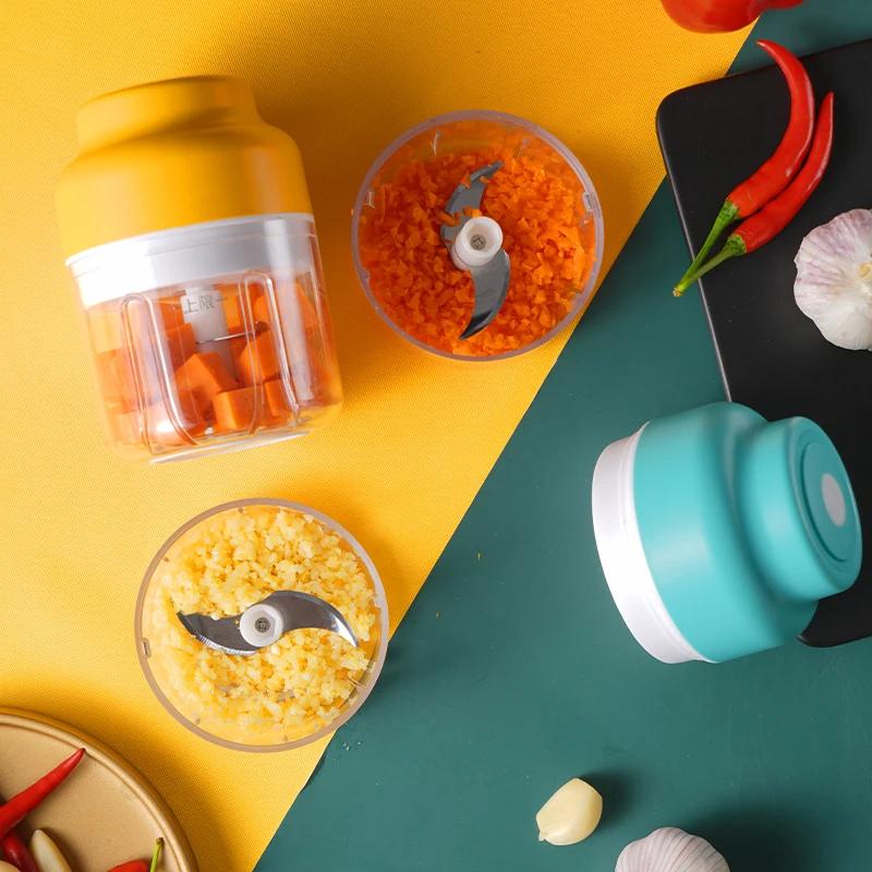 LBB Customized LOGO Household Kitchen Electric Meat Grinder Mini Wireless Food Processor Chopper Baby Food Crusher