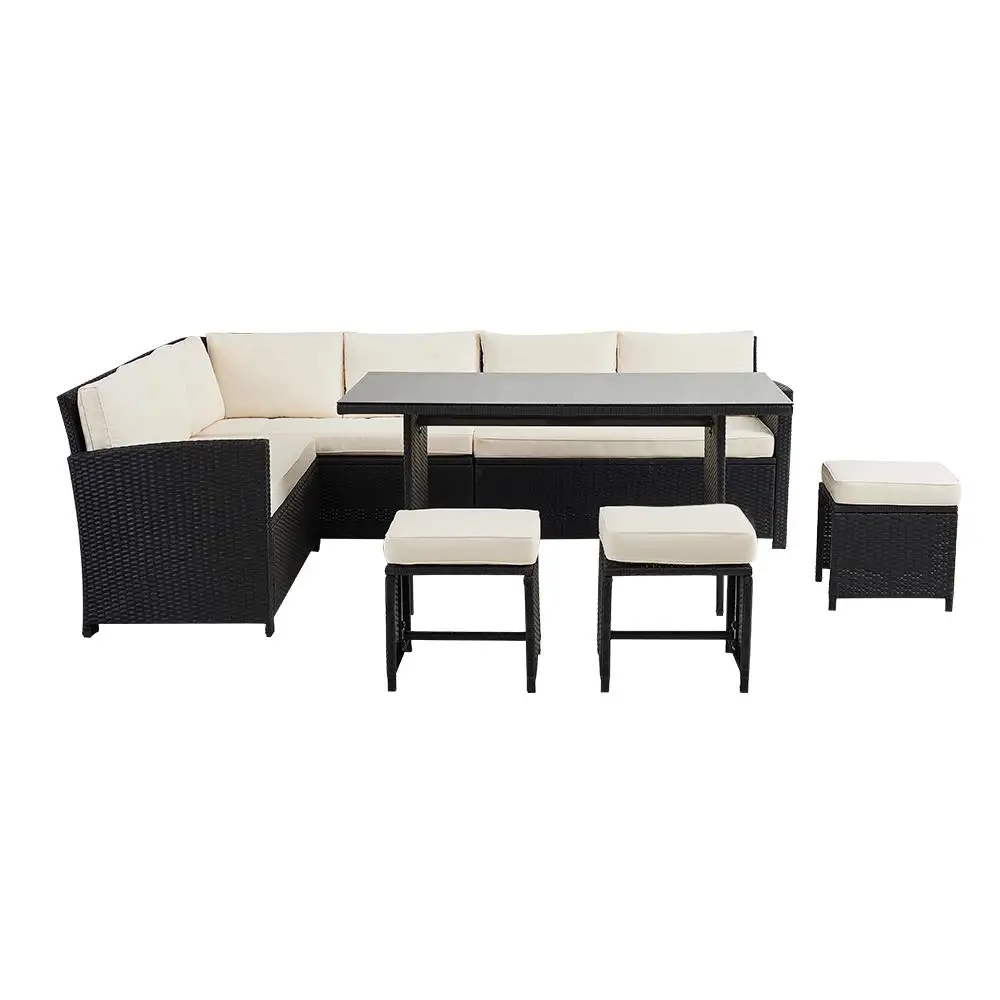 New design high quality ins style aluminium garden sofas garden white sofa luxury aluminium garden sofa set
