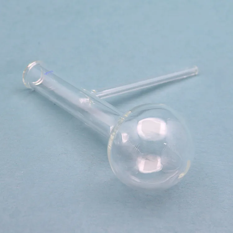 High quality Labware Long Neck Borosilicate Glass Distilling Flask for lab use