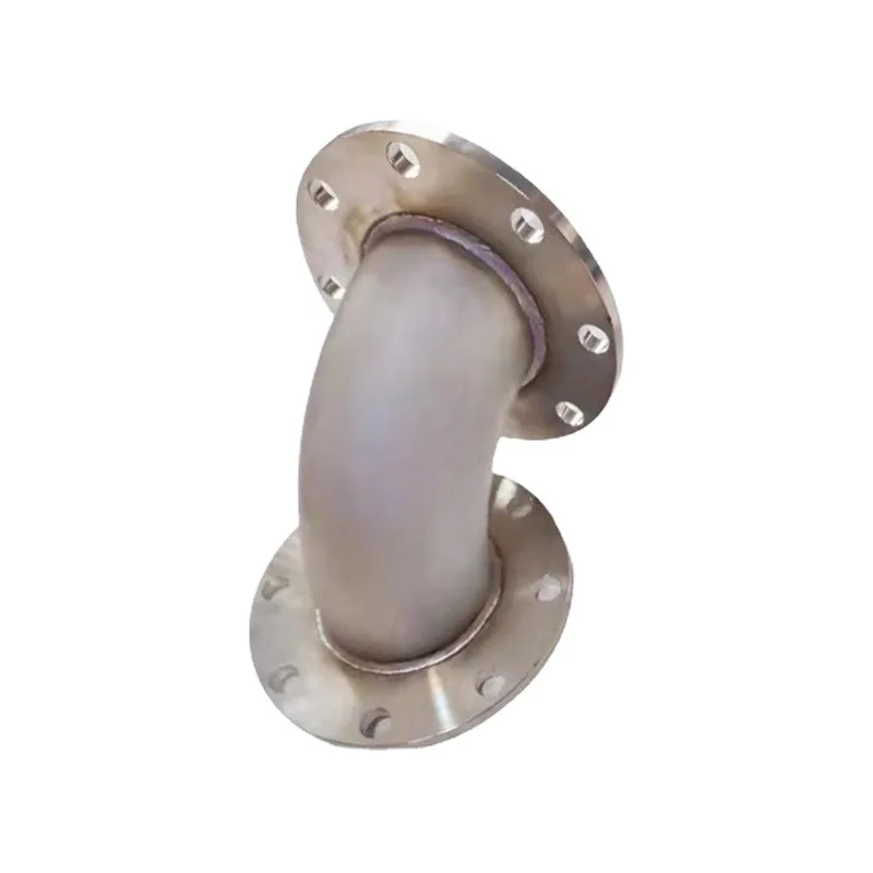 OEM ODM Customized Stainless Steel Forged Elbow Tube Fittings 90 Degree Double Head Welding Flange Elbow Pipe Fittings
