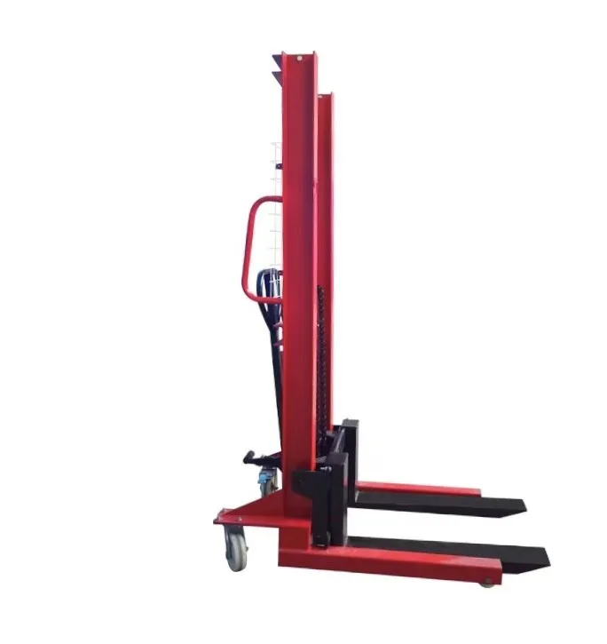 CANMAX Manufacturer High Quality Warehouse 1T 2T 3T Hydraulic Sturdy Durable Pedal Lift Manual Hand Pallet Stacker Forklift
