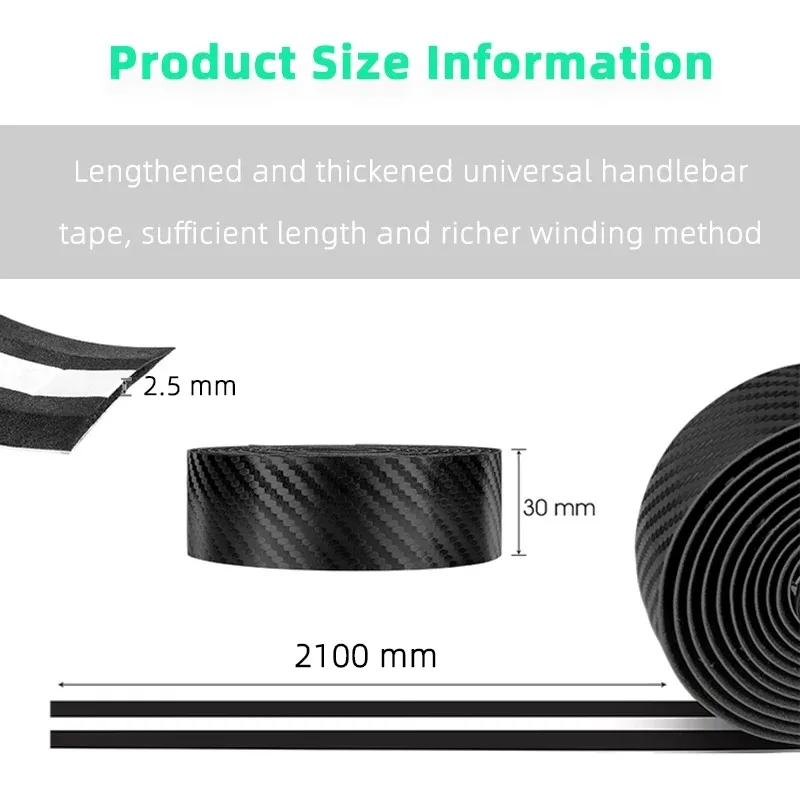 MOTSUV Bicycle Handlebar Tape Eva Grips PU Bike Handle Grip Tape Cycling Anti-slip Handlebar Bar Strap MTB Road Handlebar Wrap