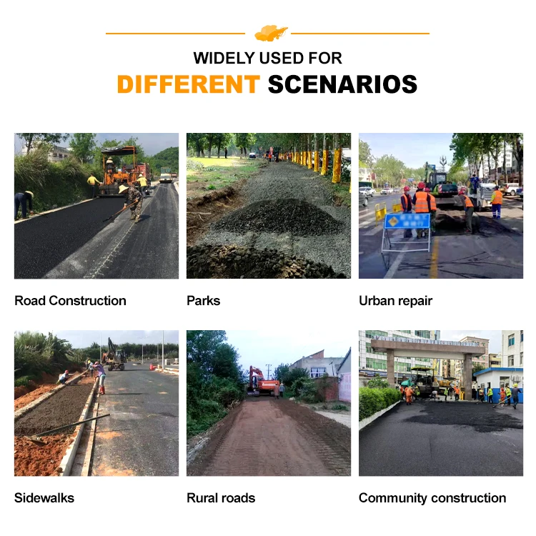 China Hot Sale Walk Behind Asphalt Paver For Small Work