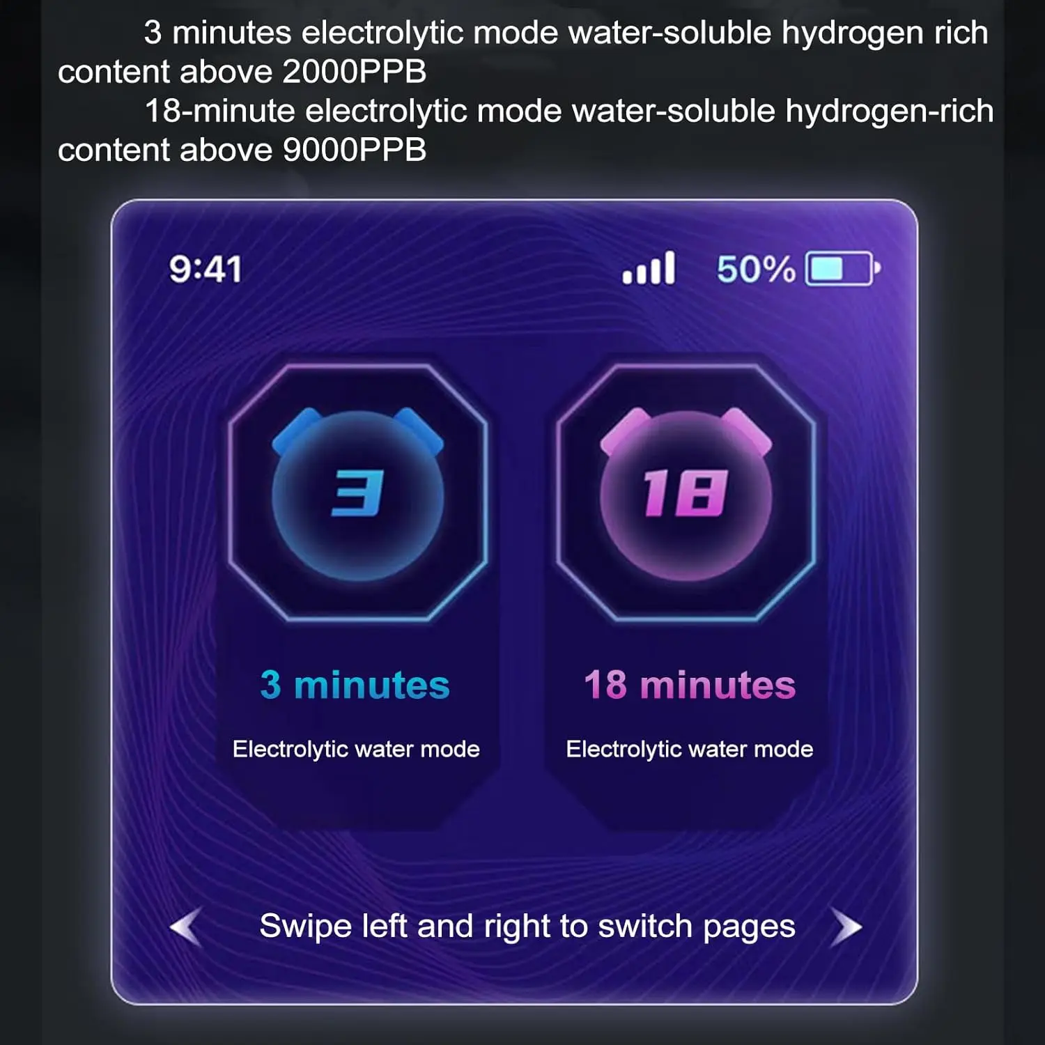 High Quality 2000-9000 PPB Hydrogen Rich Water Bottle Cup Portable USB Powered Hydrogen Water Generator for Household Use