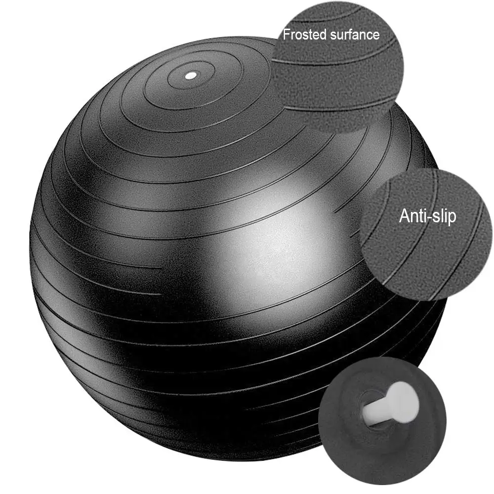 65cm yoga ball gym ball swiss ball with hand pump