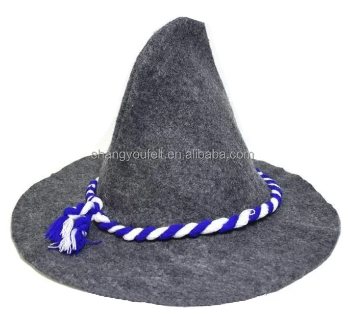 Oktoberfest carnival hats Felt Oktoberfest Peasant Hat German Style Erdinger Bavarian Hillbilly Oktoberfest Party Hat
