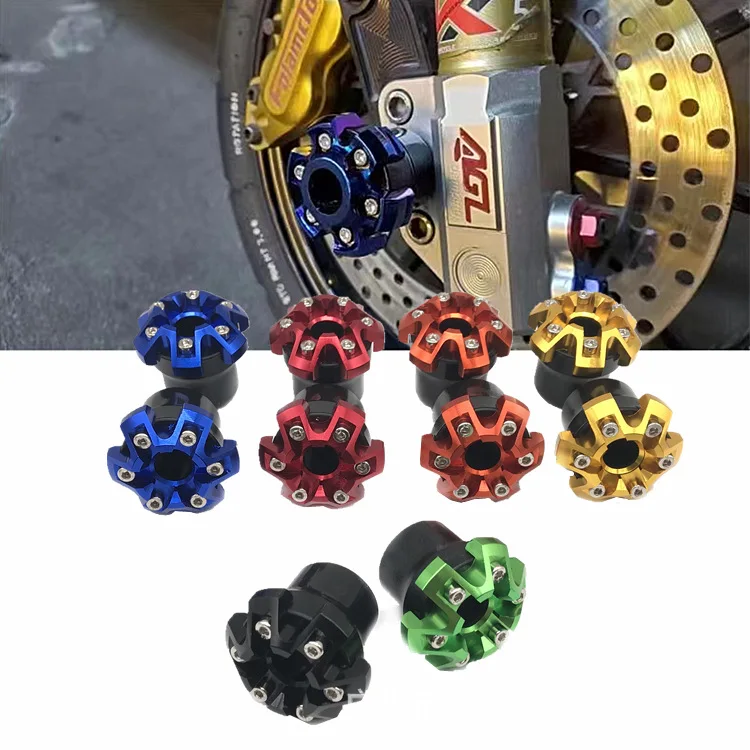 Motorbike Front Fork Frame Slider Dirt Decoration Motorcycle Modified Aluminum Alloy Front Wheel Anti-falling Protector Cup