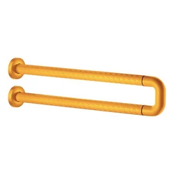 Anti-slip White ABS Coating Stainless Steel Wall Mounted Shower Safety Rail Bathroom Toilet Grab Bar for Hospital  School