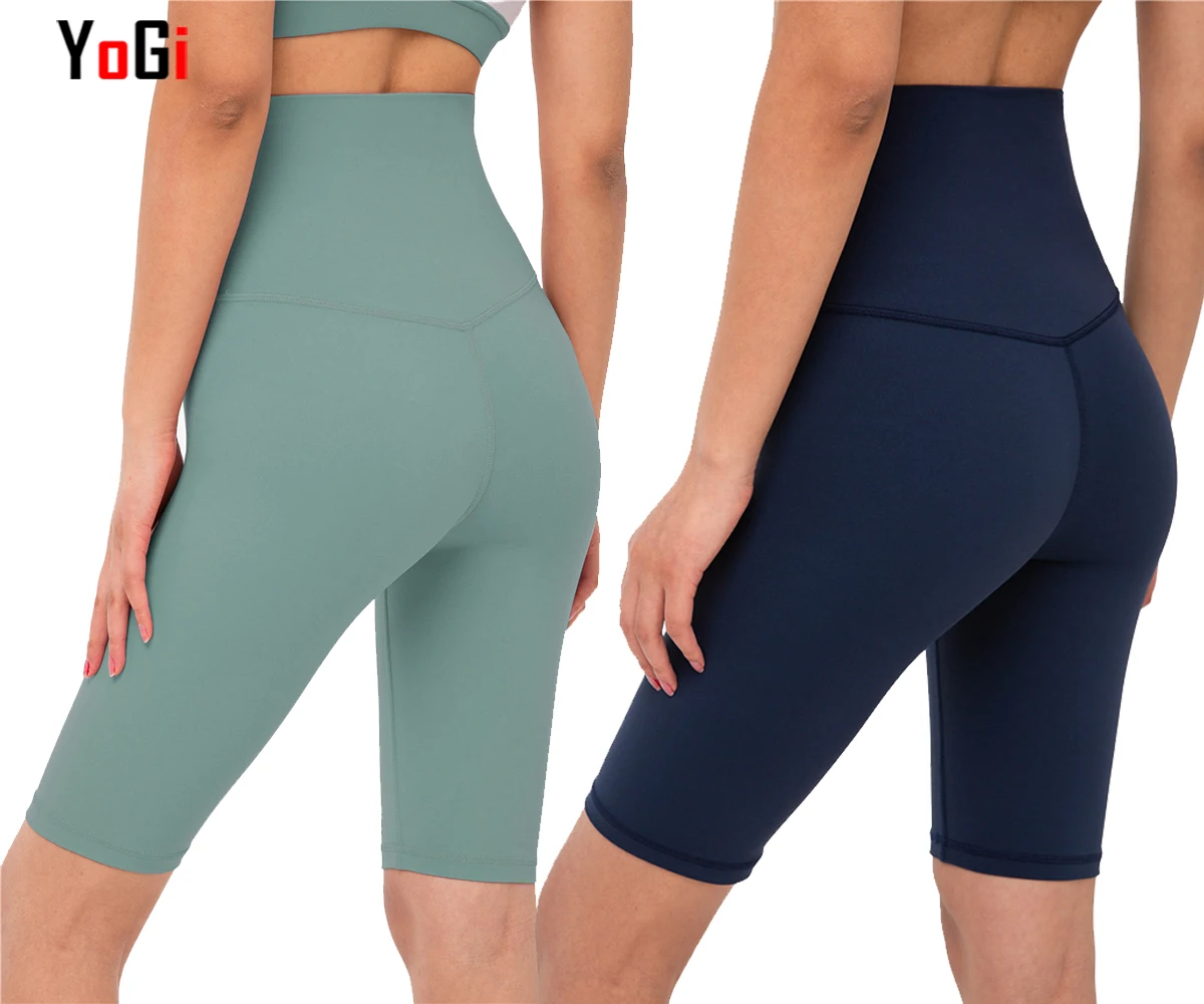 43 Colors Women Youth Girls Customise High Waist Five Point Tight Pants Leggings Runner Biker Yoga xxx xxx Running Sports Shorts