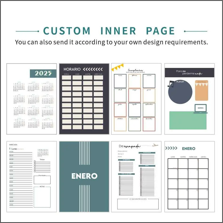 Personalised Logo A4 A5 A6 Note Book Custom Print Paper Leather Linen Hardcover Journal Notebook