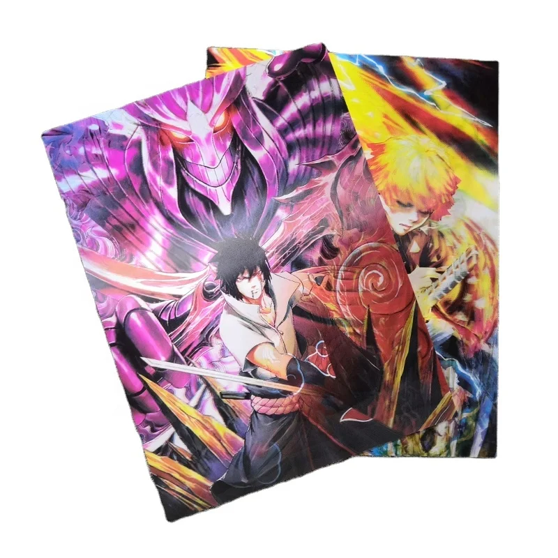 Anime design 3D moving poster carton lenticular poster flip effect