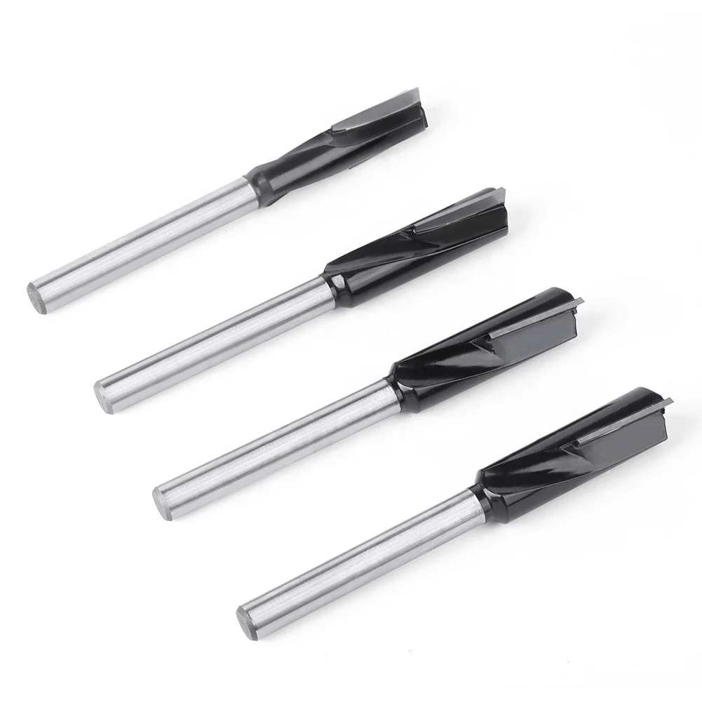 1/2 inch shank Spiral Keyhole Router Bits for Wood Hex Bolt T-Track Slotting Milling Cutters
