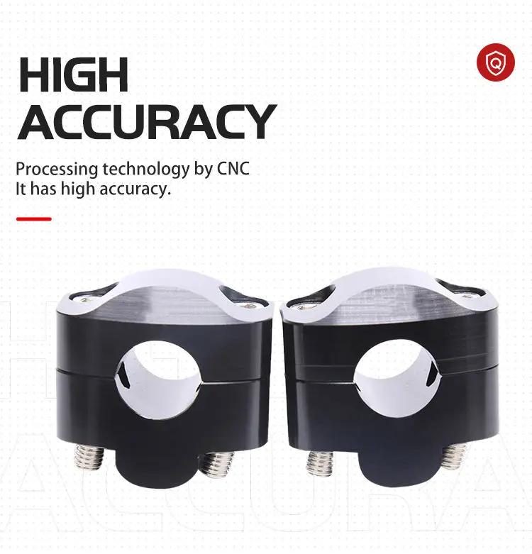 Factory Direct Motorcycle Modification Accessories CNC Alloy Handlebar Adapter 22.2MM Pit Dirt Motor Bike Motorcycle Clamp Riser