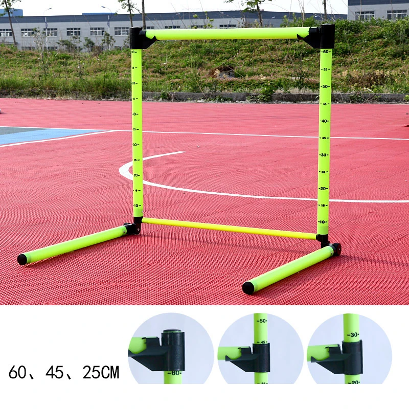 Football Training Equipment Folding Portable Football Training Hurdle Height Adjustable Agility Bar