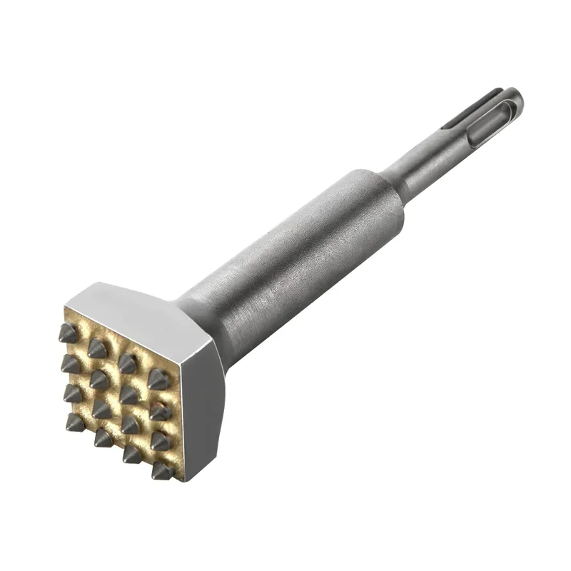 PEXMIENTAS Wholesale Masonry Concrete Bushing Hammer Chisel Bit Square Round SDS Plus Shank Drill Bit