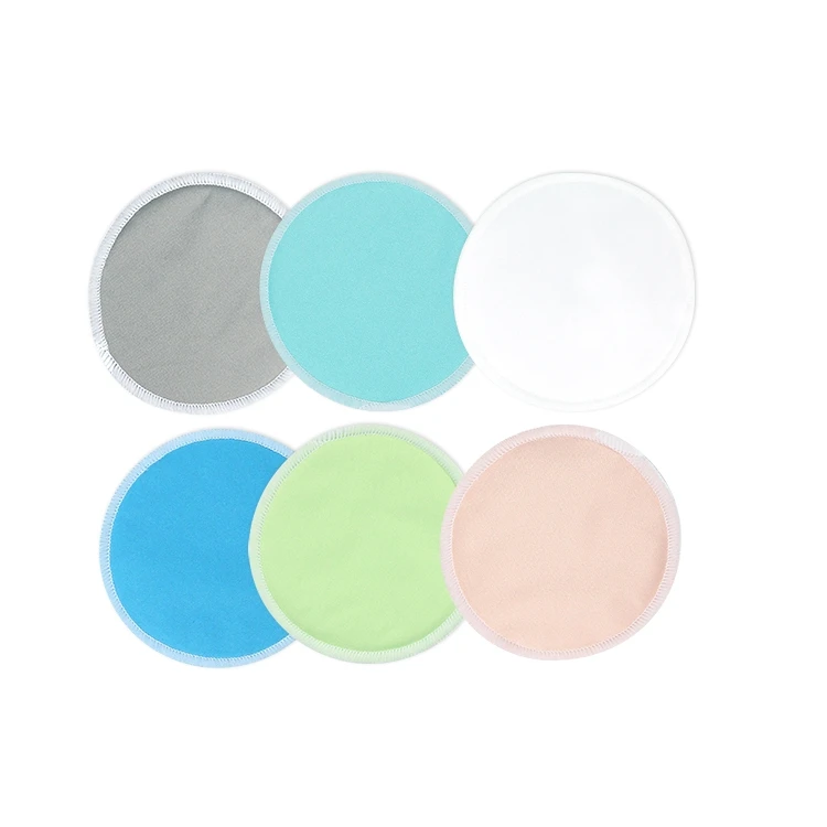 Famicheer BSCI, органические многоразовые подкладки для кормления грудью, моющиеся подкладки для груди, 8 шт. в упаковке, бамбук