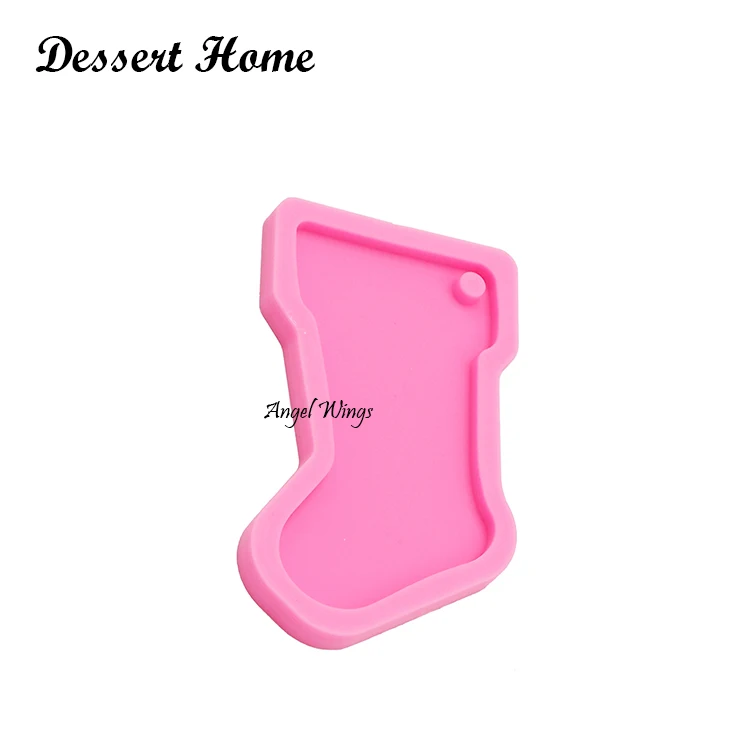 DY0108 Shiny Christmas Light/Tree/Ornament / keychains mold Silicone mold key chain mould Resin Decorative Craft DIY Ribbon Mold