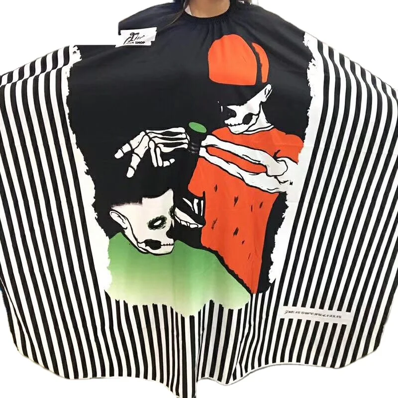 Модные мягкие парикмахерские накидки с принтом фартуки оптовая продажа