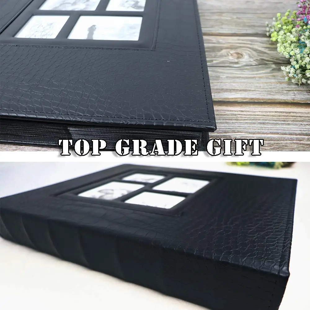 Wedding photo albums / leather photo album covers / black albums photo