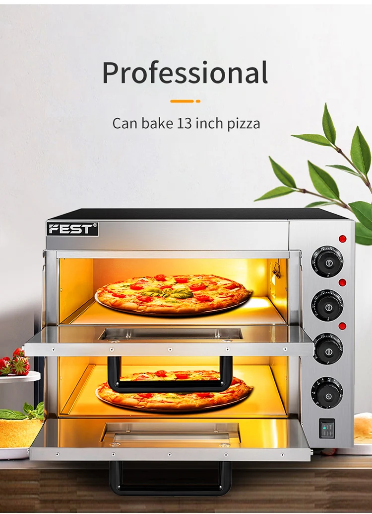 Commercial professional electric conveyor pizza oven 40L portable pizza oven for bbq