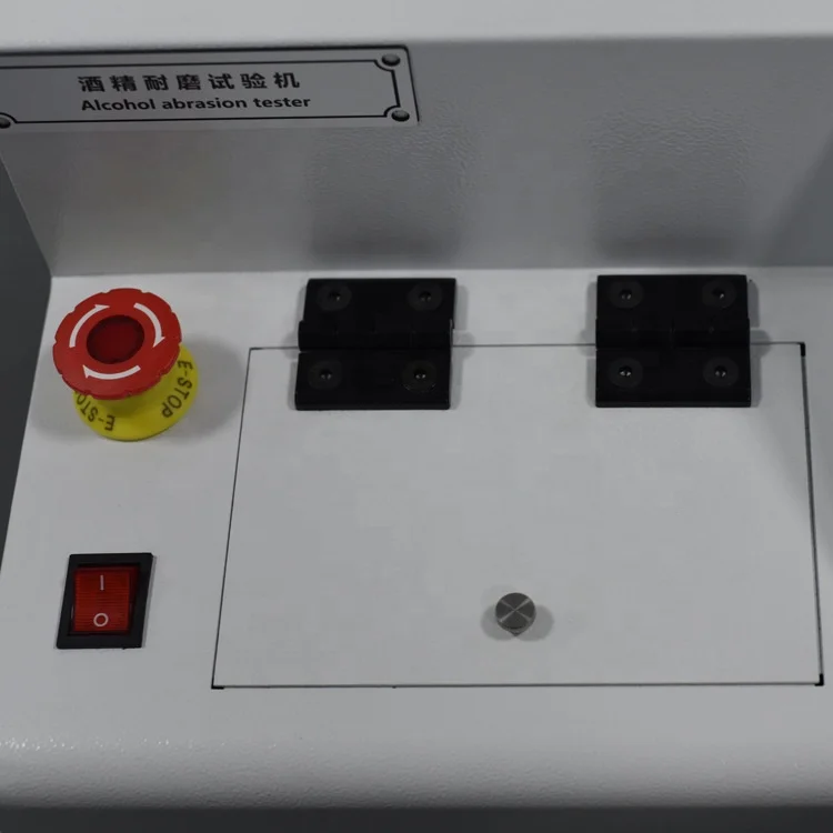 Touch screen Rubber Abrasion Tester Multi-functional Alcohol Abrasion Tester Wear Tester