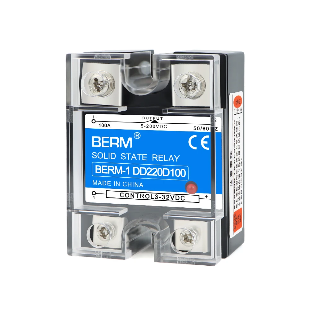 high-quality SSR-100DD DC Controlled DC Single Phase Solid State Relay SSR
