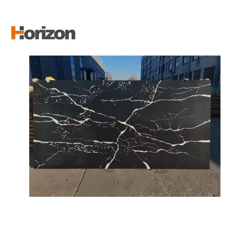 Horizon Quartz Kitchen Calacatta Quartz Stone 15/18/20/30MM Quartz Slab for Countertop Vanitytop Table Top