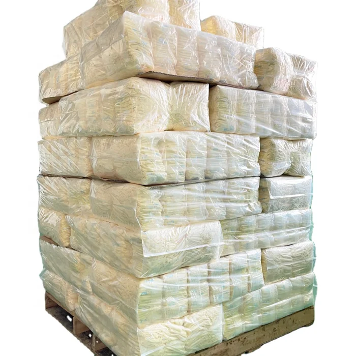 Bulk diaper for baby care factory stocks with low price disposable soft cotton baby diaper at wholesale price in bale