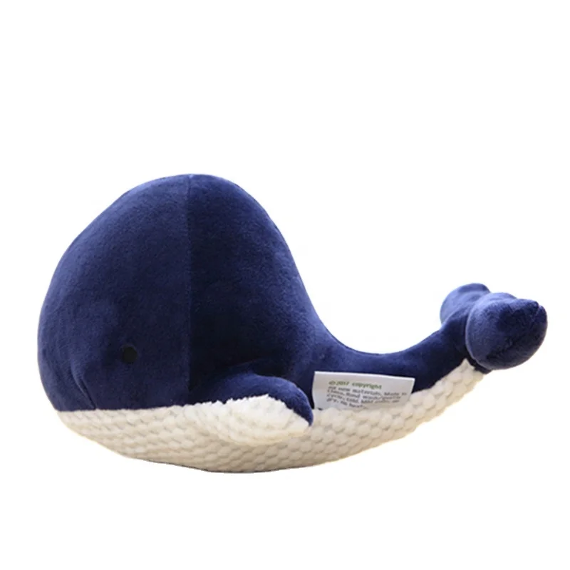 New Arrival Custom Baby Blue Whale Shark Pillow Ocean Fish Plush Toy Stuffed Animals Plush Whale