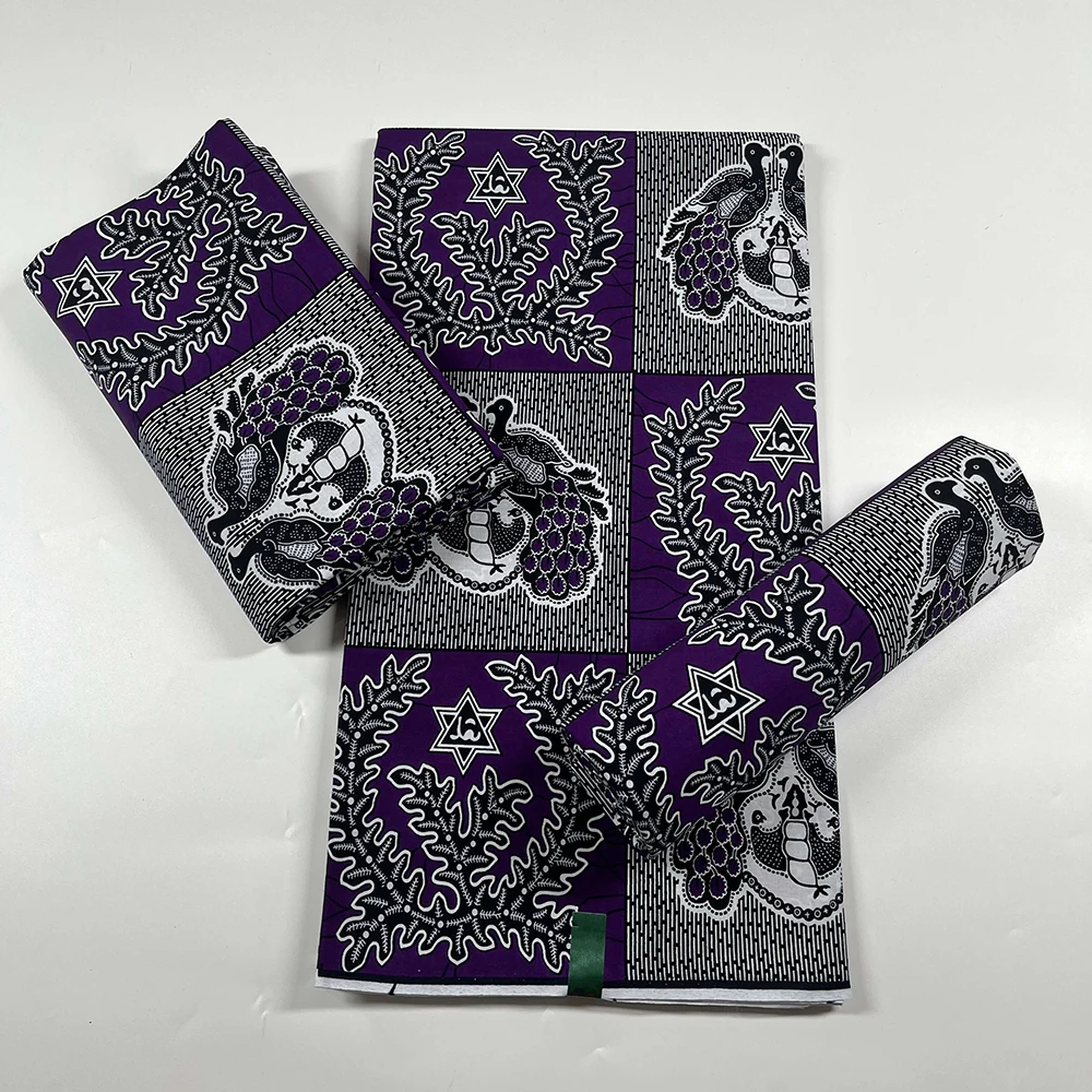 Hot Sale Fashion Model Holland Ankara Wax 100% Cotton African Wax Prints Fabric 6 Yards For Women Dress