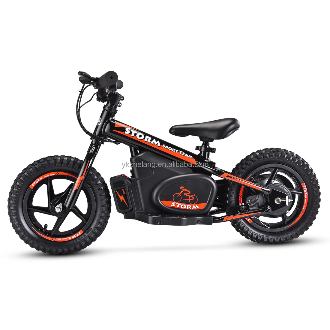 12 Inch Aluminum Alloy Frame 24V 100W Kids Electric Powered Motor Bike, Electric Balance Bike For Children