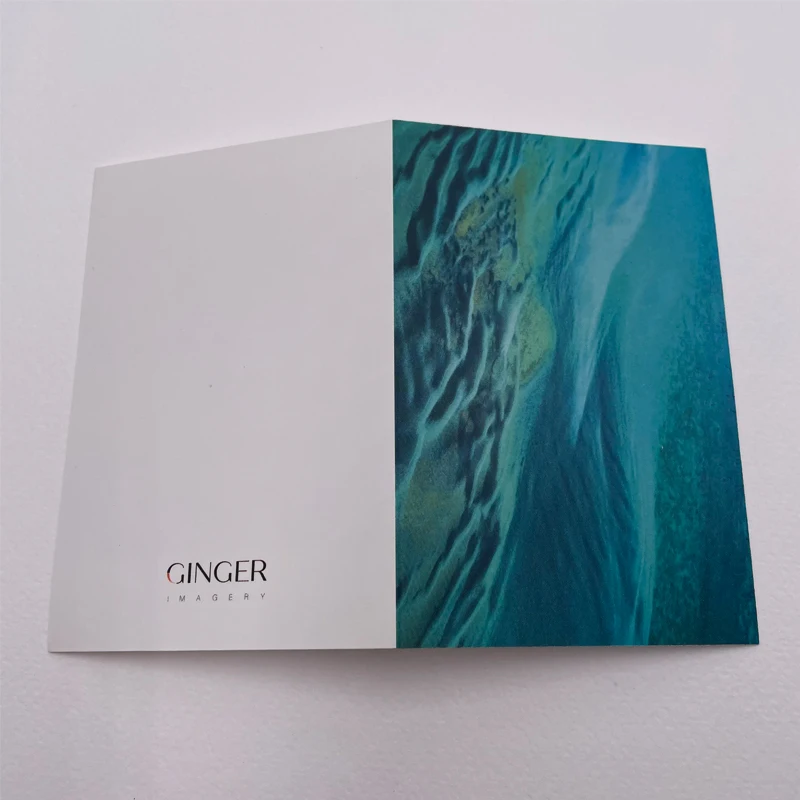 Wholesale business card paper folding postcard wedding gift card custom printing thank you birthday greeting christmas card