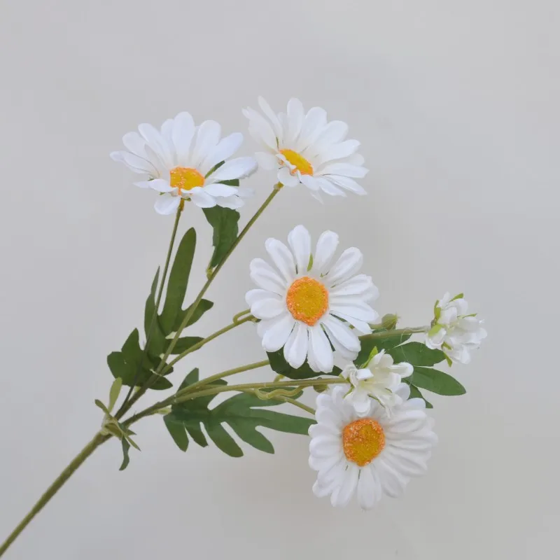 Factory Direct Cheap Wholesale Home Decor Flower Single Stem Artificial Mini Chrysanthemum Daisy Flower