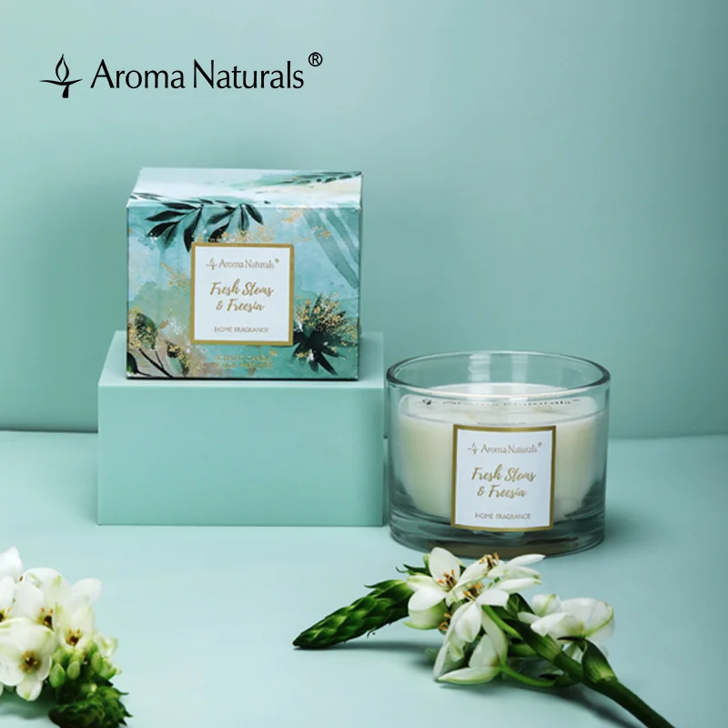 
Aroma Natural big candles natural scent candle soy scented in luxury containers 
