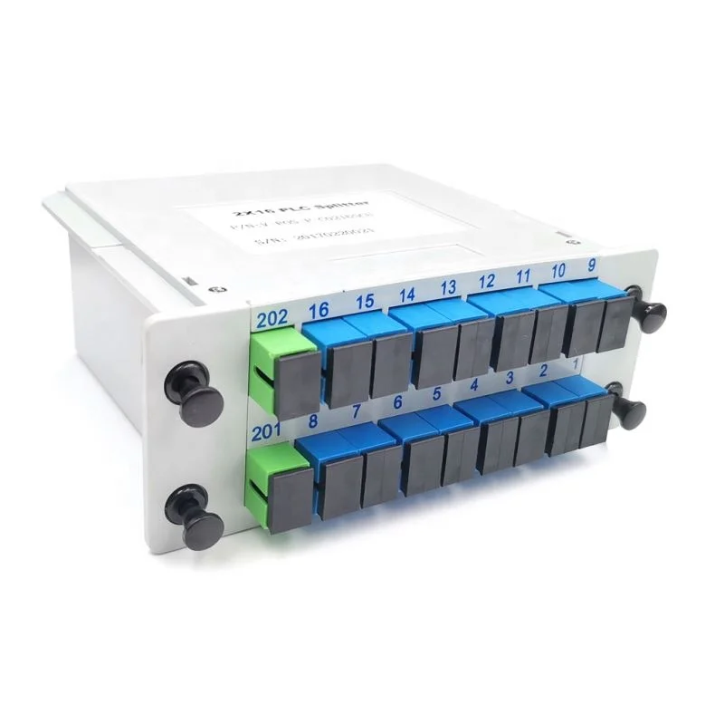 Кассета модуль Catv оптический патч-корд 2X16 вставки карты Тип коробка передач для высокочастотной связи по проводам ЛЭП