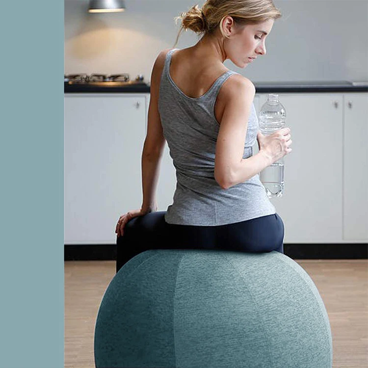 65cm yoga ball chair Stability Sitting Ball Chair for Office and Home Yoga Ball Cover