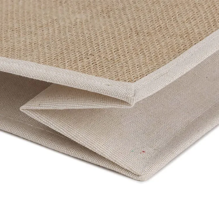 New arrivals customize logo fashion waterproof eco friendly promotional recycled reusable natural large canvas jute bag