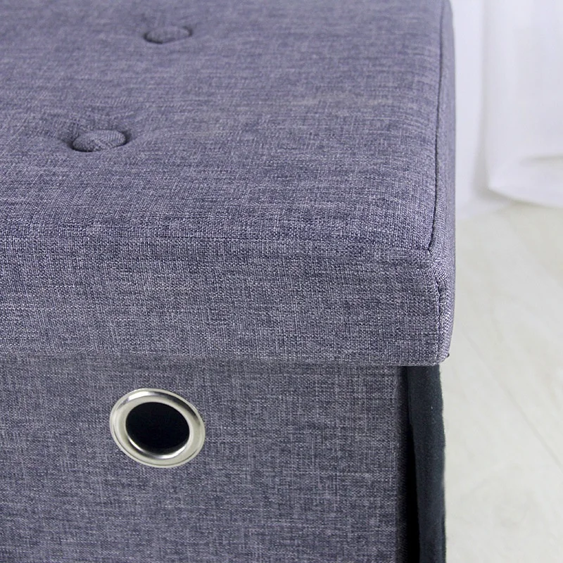 2022 hot sale can sit drawer storage stool foldable multifunctional storage box lazy sofa storage stool factory wholesale